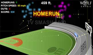 Homerun Derby Flash Baseball Game