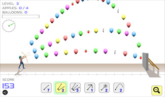 Apple Shooter Balloons Free Shooting Game